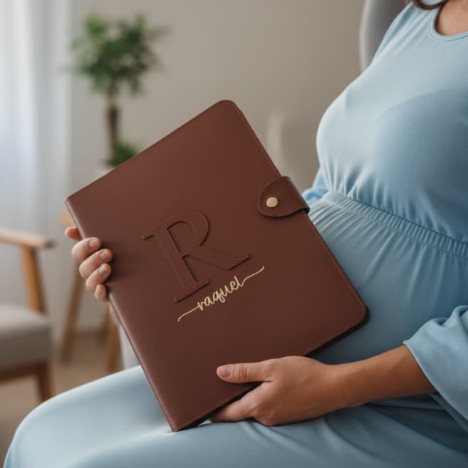 Pasta de pré-natal (inicial)/ Porta documentos da gestante/ Pasta catálogo/ Documentos do bebê