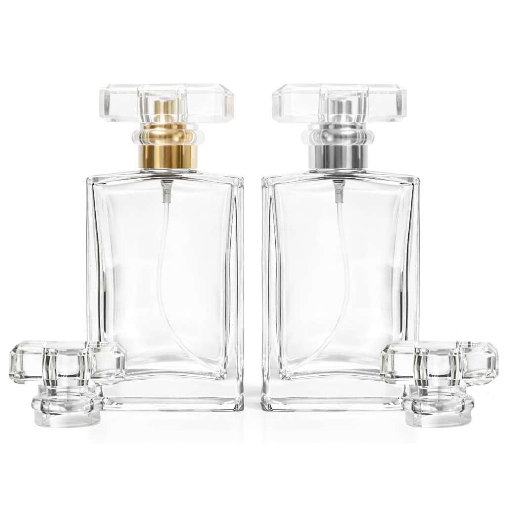 Kit 3 e 10 Frascos de Perfume Perfeito 50ml - Com Válvula Spray Luxo Rosca 13 - Vidro para Perfume HomeSpray