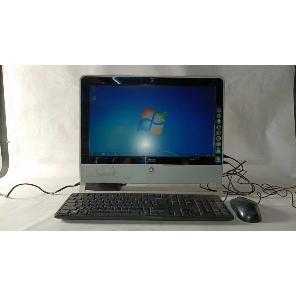 All In One Aoc M92e Athlon X2 1,5ghz 250gb 4gb Ddr2 18,5 Pol Preto 127/220v (Usado)