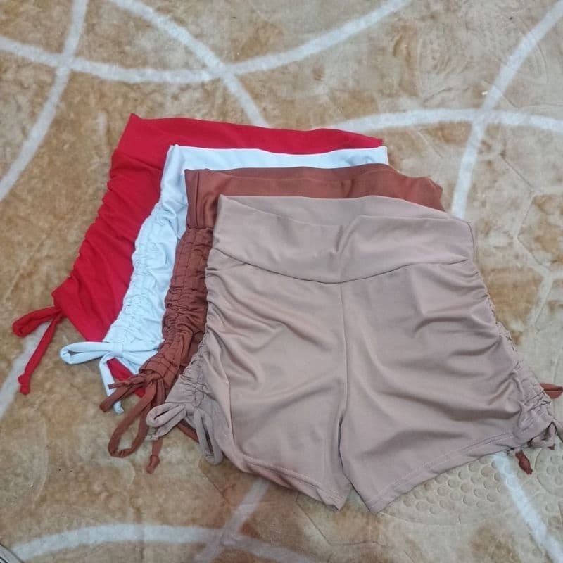 shorts Suplex cós alto sukini ajuste nas  lateral/praí piscina