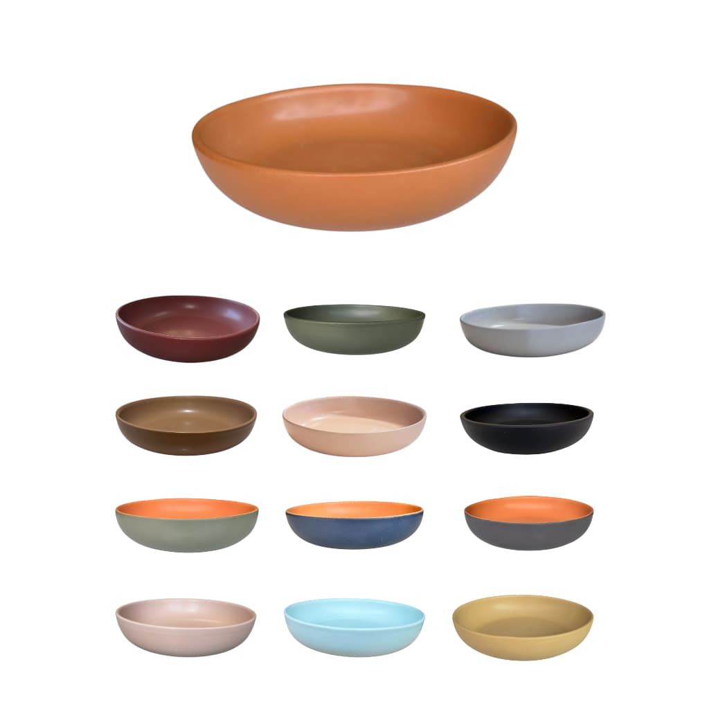 Bowl 700ml em Cerâmica Rústica Unitário Várias Cores Disponíveis