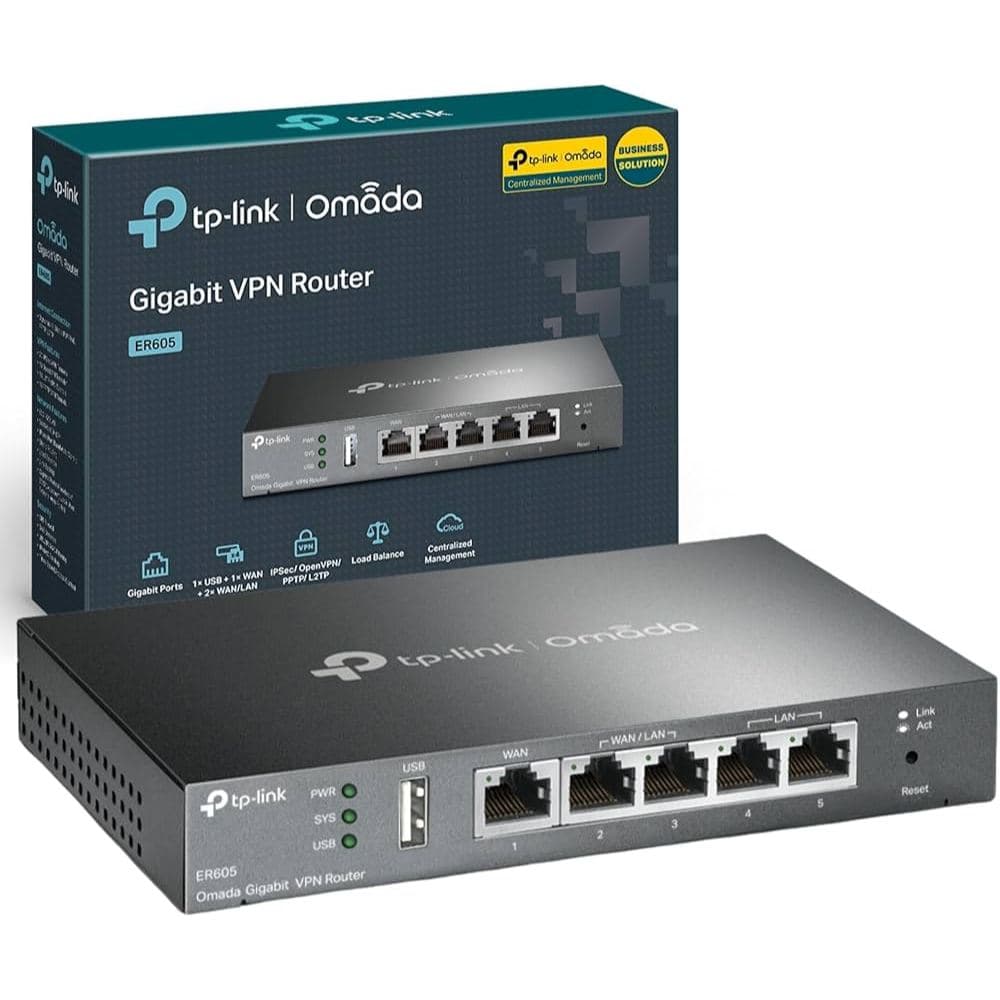 Roteador Load Balance TP-LINK, VPN, Multi-Wan Gigabit, Safestream - TL-ER605