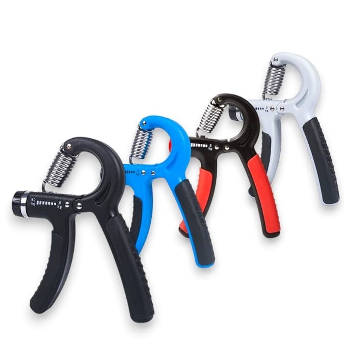 Hand Grip Fortalecedor de Mão Ajustável Treino de Antebraço Punho e Dedos Reabilitação Fisio Fitness