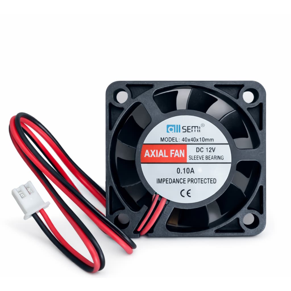 Ventilador Cooler Fan Ventoinha 40x40x10 40mm 4cm 12v Conector 2 Pinos
