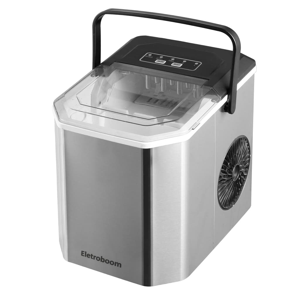 Maquina de Gelo 12KG Inox Ice Turbo Eletroboom