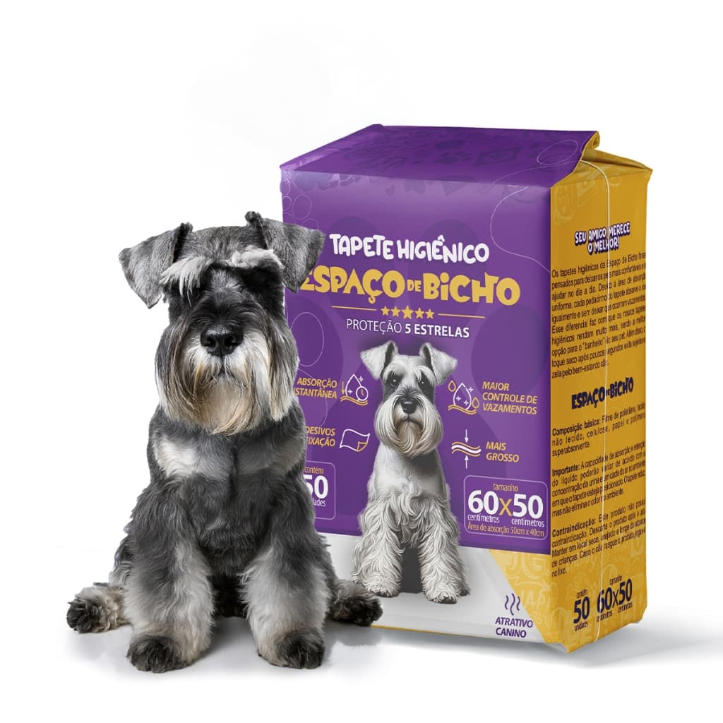 Tapete Higiênico Espaço De Bicho 50 Unidades 50x60 cm Envio Imediato