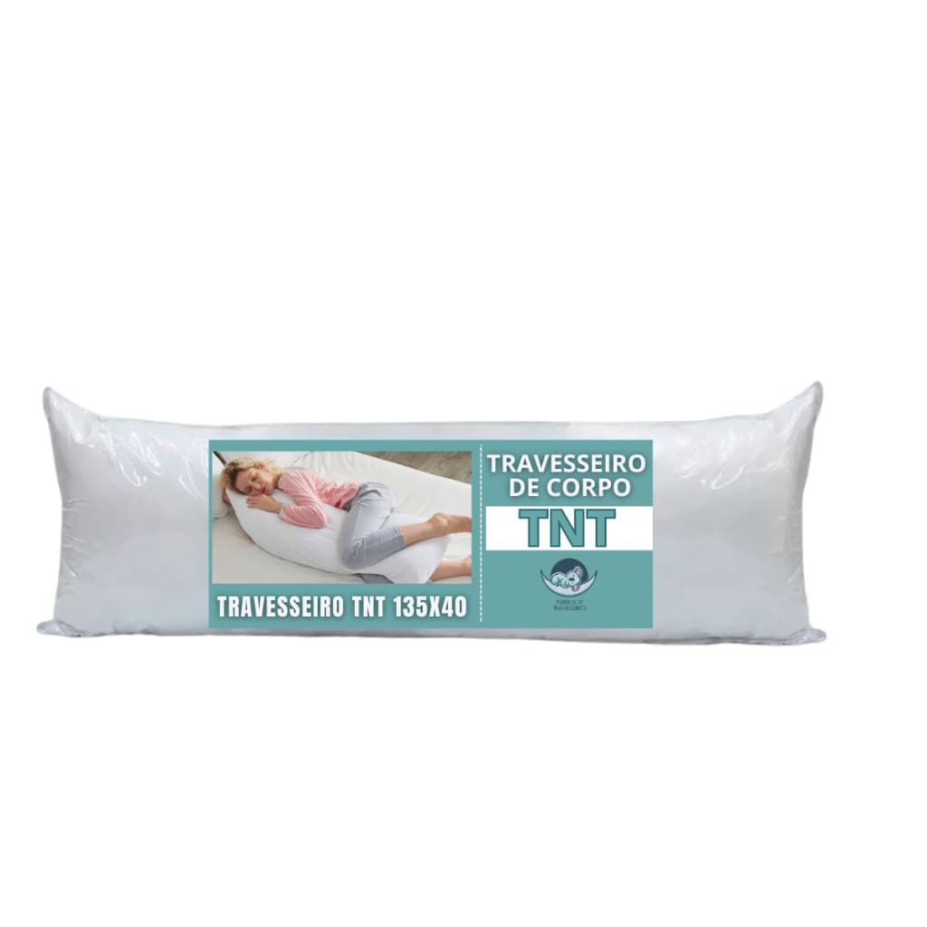 Body Pillow 40x130cm Travesseiro de Corpo TNT Premium Gestante Dor Lombar  Xuxão Gigante