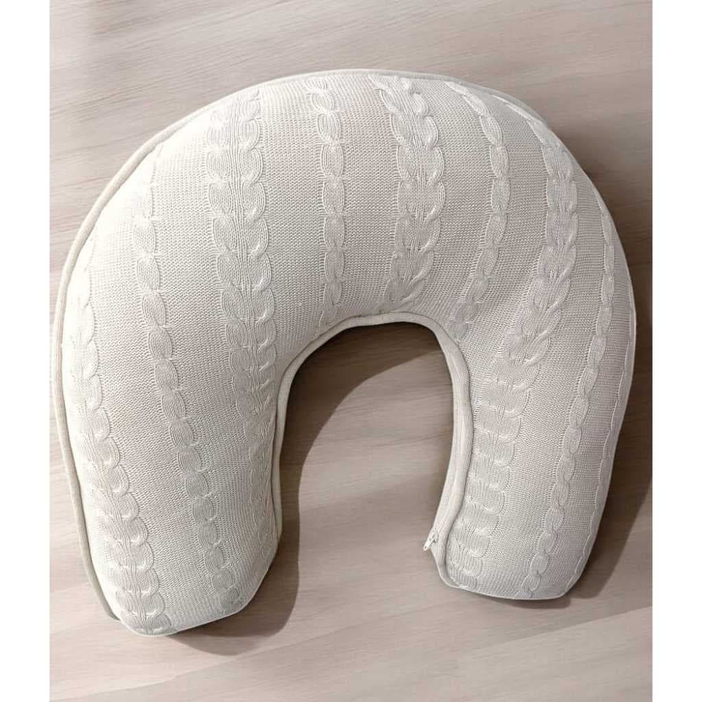 Almofada para Amamentação de Tricô 55x55 100% Acrílico Anti Alérgico