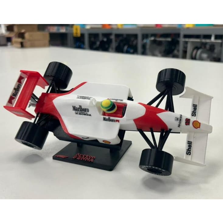 Fórmula 1 MP4/4 Ayrton Senna ~ 1/14 e 1/24