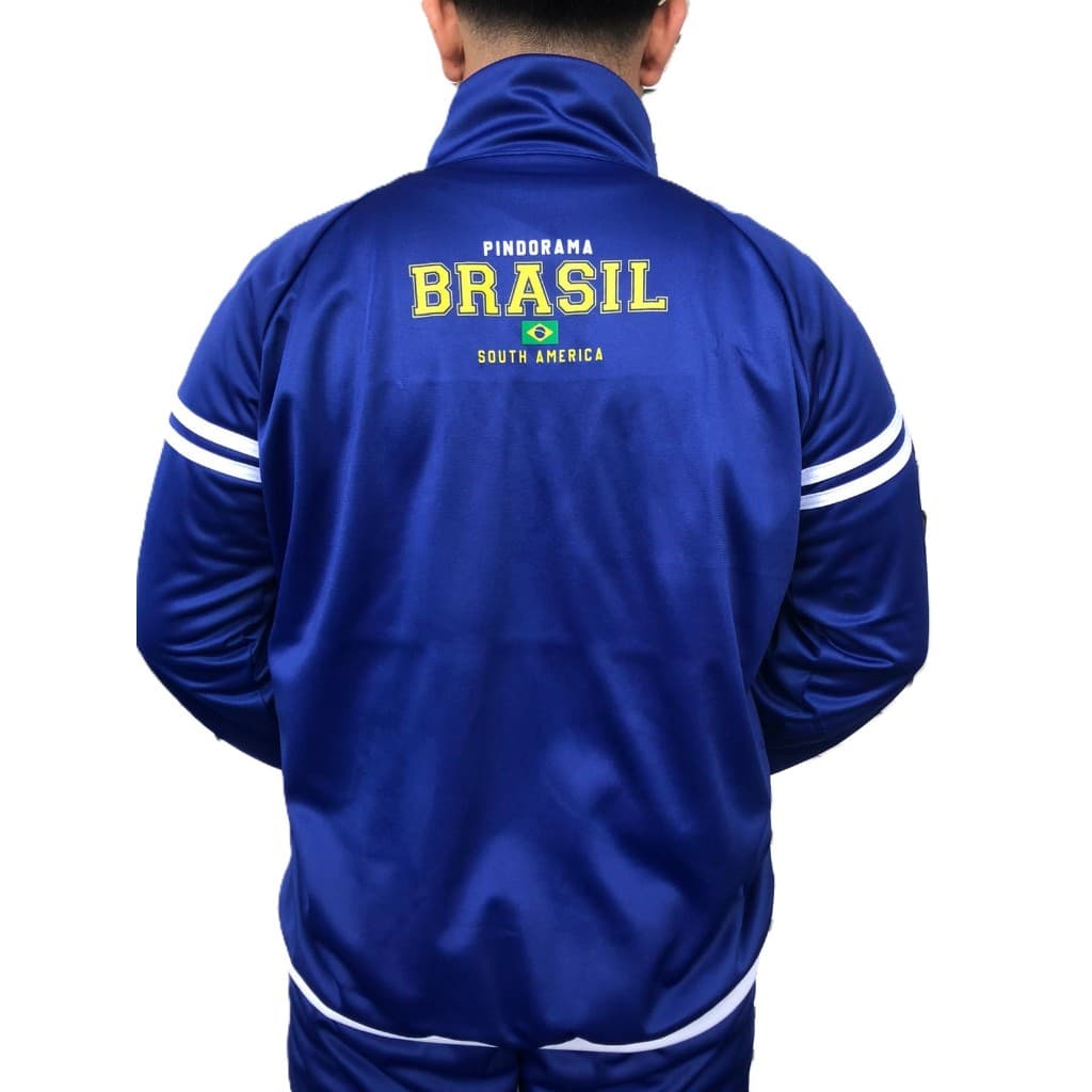 Blusa de frio Chimpa Azul Brasil Seleção - Copa do Mundo 26