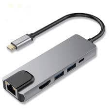 Hub Adaptador 8 em 1 USB-C HDMI 4K para MacBook Air Pro M1