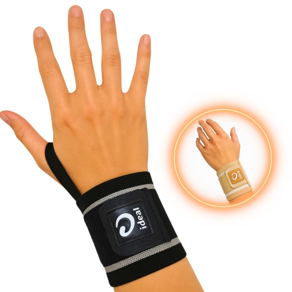 Munhequeira Elástica Pulso Punho Crossfit Ortopédica Academia Esportiva Futebol Tendinite