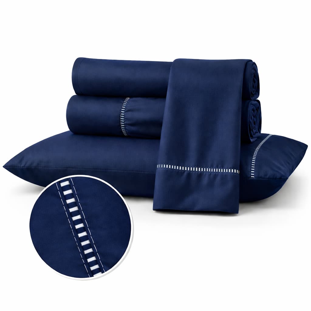 Jogo de Lençol 400 Fios Cama Casal Solteiro Queen King Kit 03 Peças Micropercal Hotel Ponto Palito