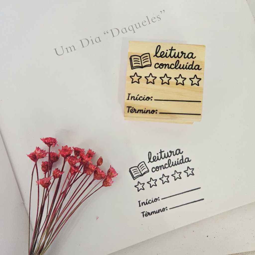 CARIMBO LIVROS AVALIAÇÃO 4x4cm
