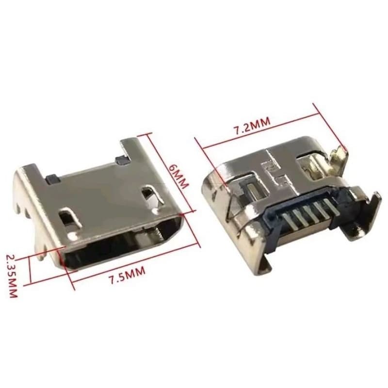kit Conector De Carga Micro Usb Pra Caixinhas De Som RF T9