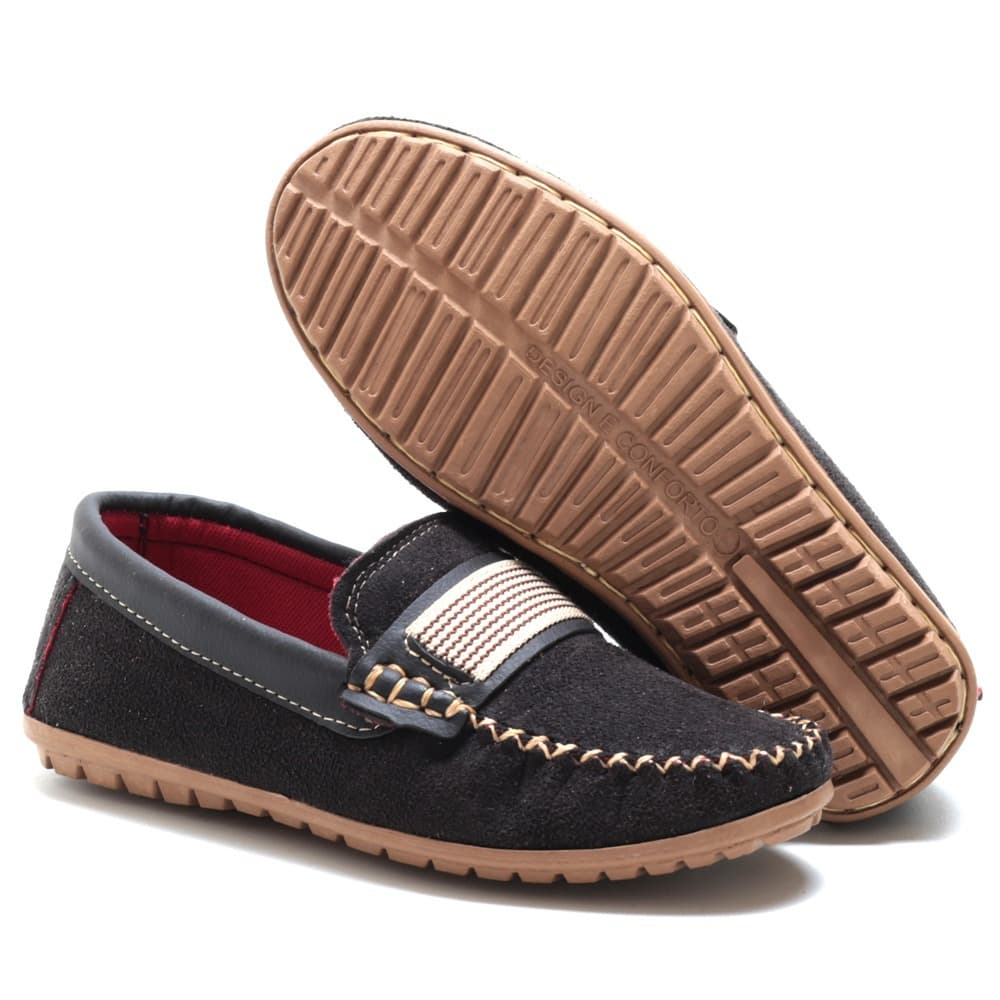 Sapatilha Mocassim Casual Infantil Menino Sapato Infantil Masculino Kids Confortável