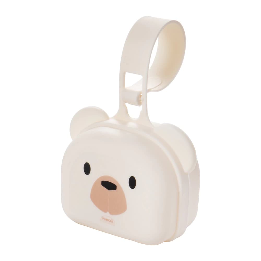 Porta Chupeta Com Alça Dec Menino Urso Lúdico Caramelo - Plasútil - 16762