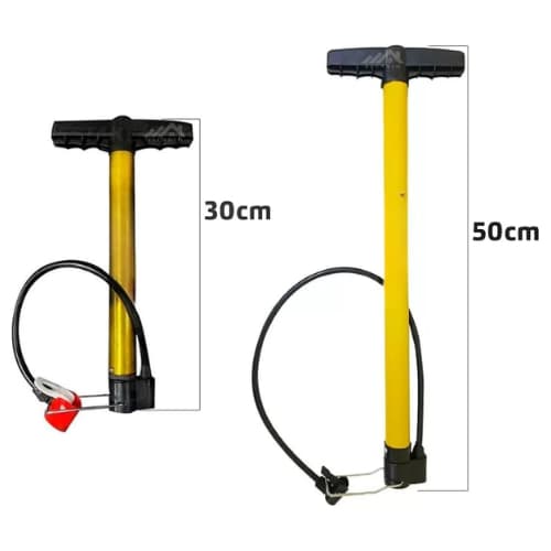 Bomba Para Encher Pneu De Bicicleta Moto Bike Infláveis Bolas Bexigas Bicos de 30Cm E 50cm