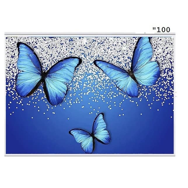 Tela de Projeção 100 POLEGADAS Dobrável para projetor, festas, ver filmes, jogos da copa do mundo, jogar vídeo game