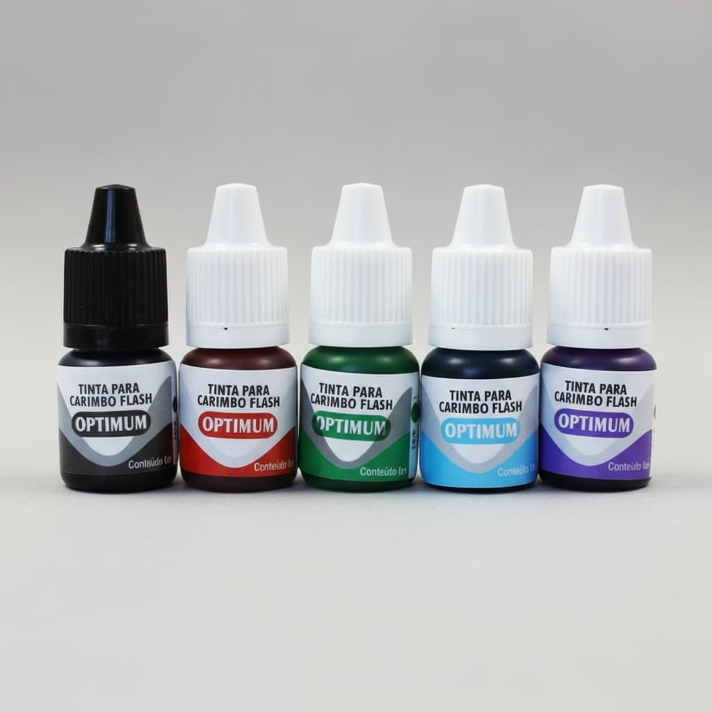 Tinta para Carimbo FLASH 5ml ALTA QUALIDADE
