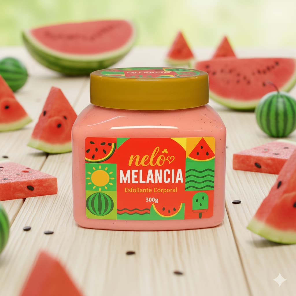 Esfoliante Corporal Feminino Melancia 300g
