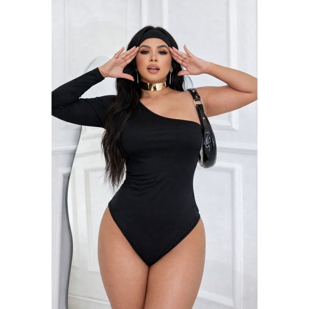 Body Feminino Mula Manca Bojo Bodi Moda Suplex - body Manga Longa-