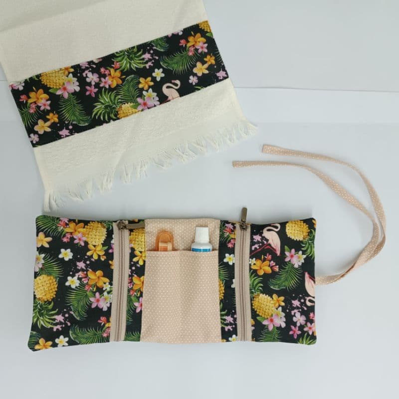 Porta escova e pasta de dente