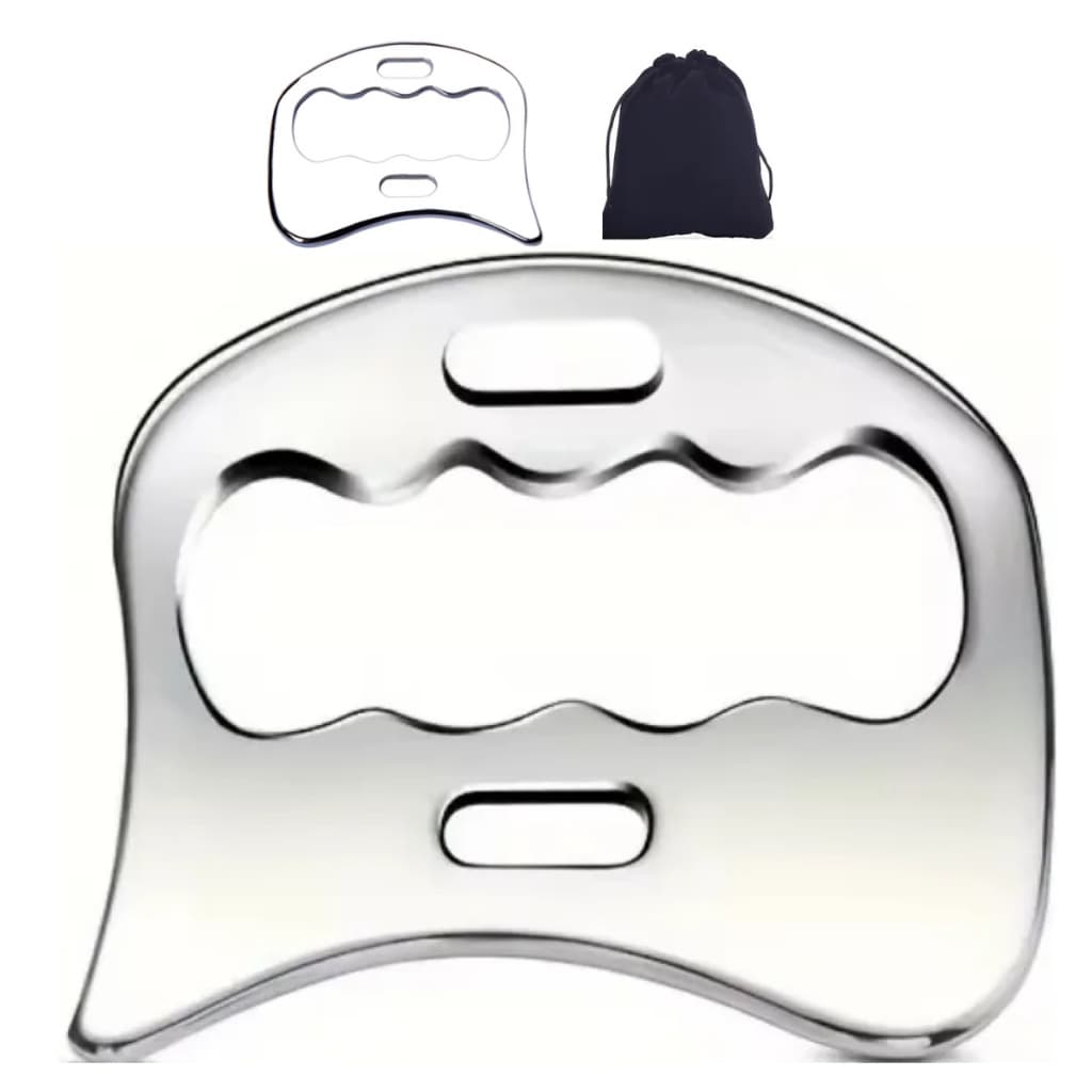 Liberação Miofascial Raspador Iastm Soco Soqueira Aço Inox Instrumento Massagem Linfática Raspagem Circulação Sanguínea