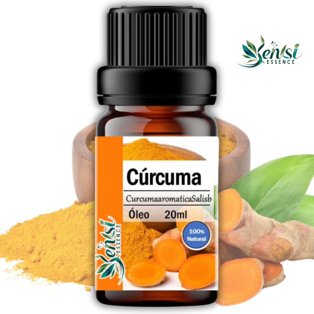 Óleo Vegetal de Cúrcuma 20ml 100% Puro