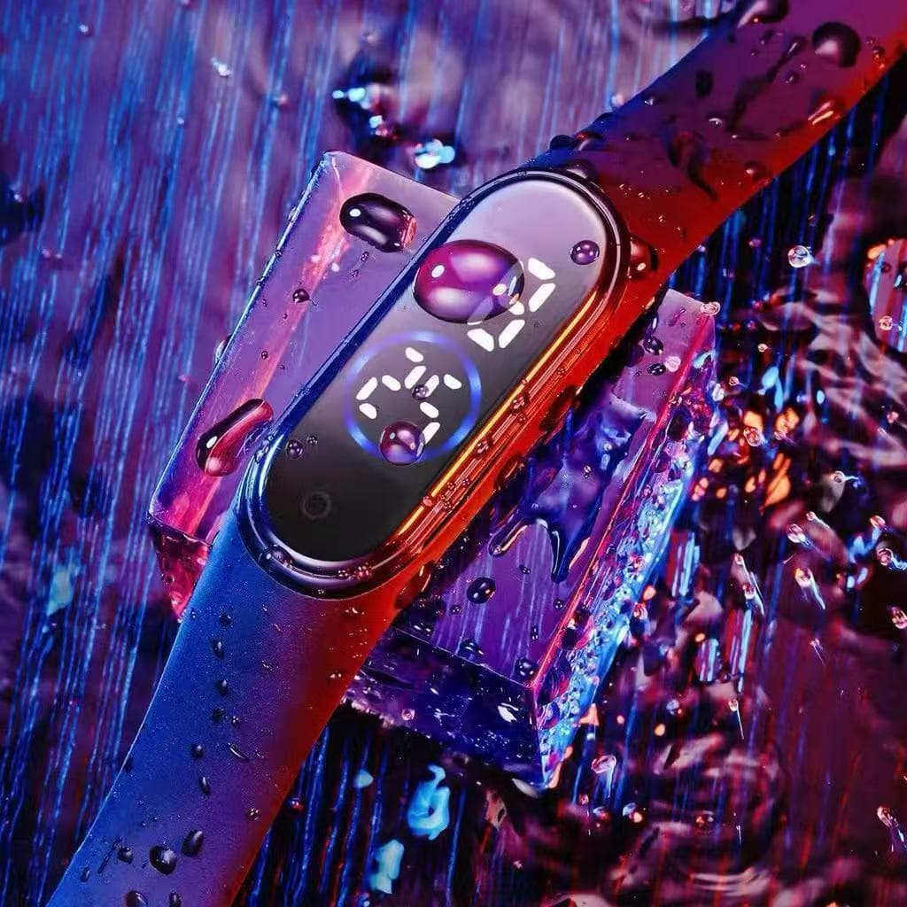 Kit com 2 peças Relógio Led Festa Lembrancinha Atacado Revenda Presente Adulto Infantil  A Prova D'Água