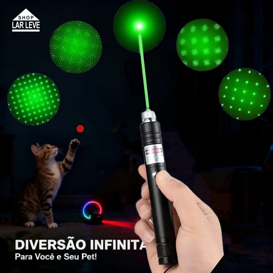 Ponteiro Laser Verde e Vermelho USB, para Aula, Reunião, Astronomia e Pets，Alta Visibilidade 5000m