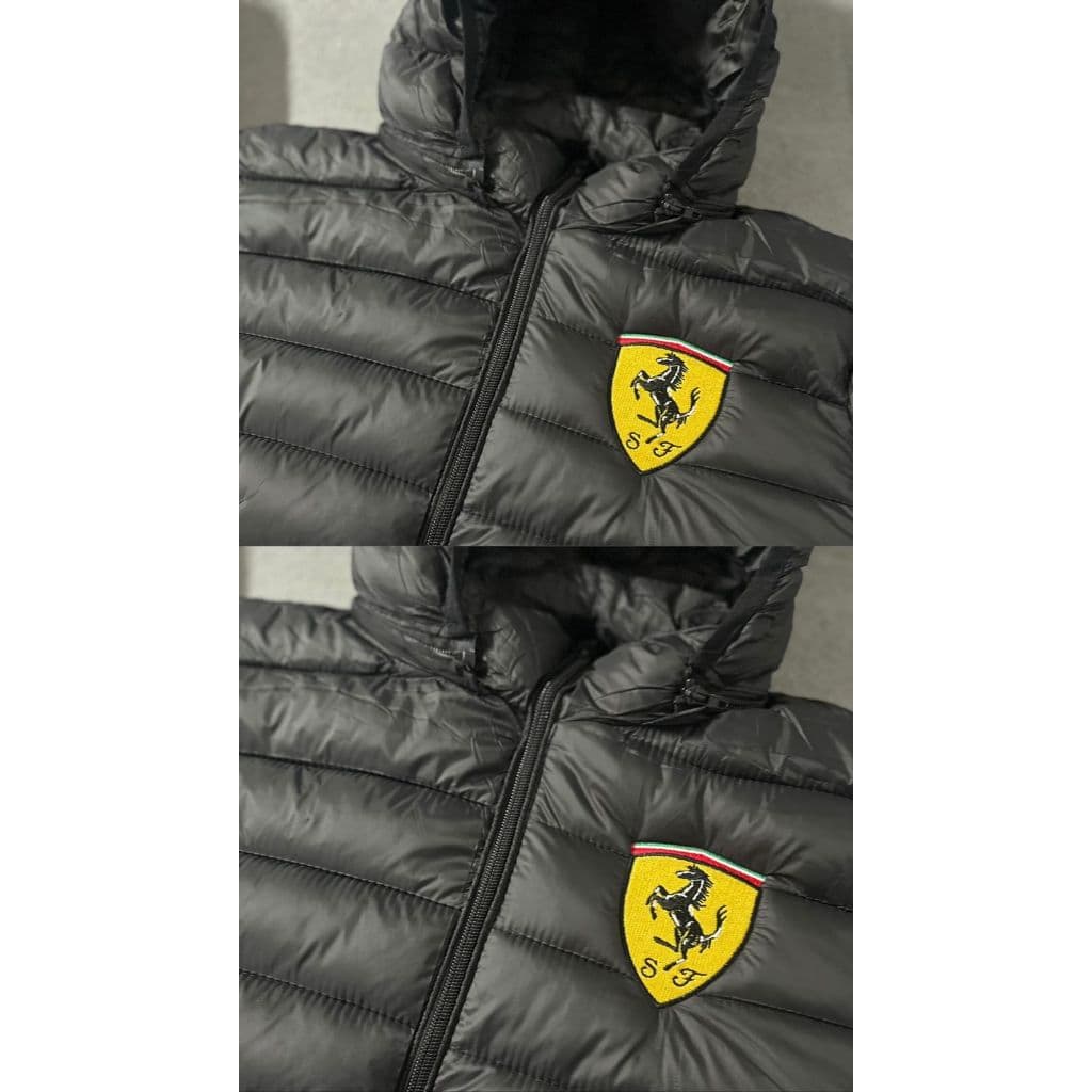 jaqueta puffer ferrari