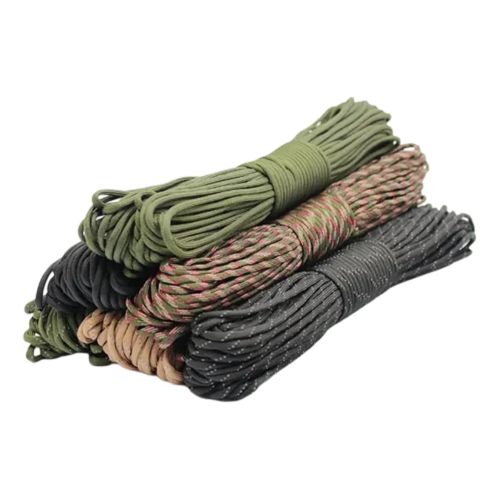 Paracord 30m 550lbs Corda Forte 4mm 250kg Para Sobrevivência