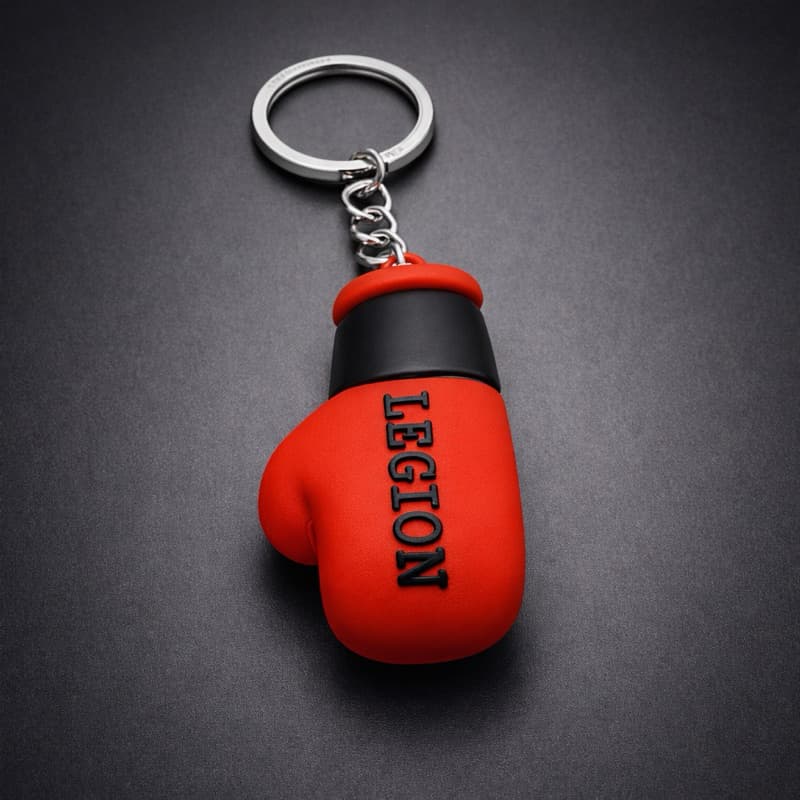 Chaveiro de Luta Boxe AÇO ESCOVADO – Mini Luva para Chave, Mochila- Muay Thai, Karatê, Taekwondo, Kung Fu, MMA