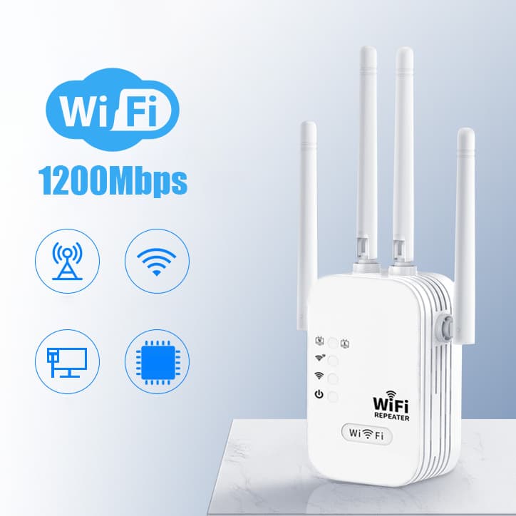 Repetidor Amplificador De Sinal Wifi 1200/mbps Ultra Rápido sinal forte Tensão de bivolt -G8