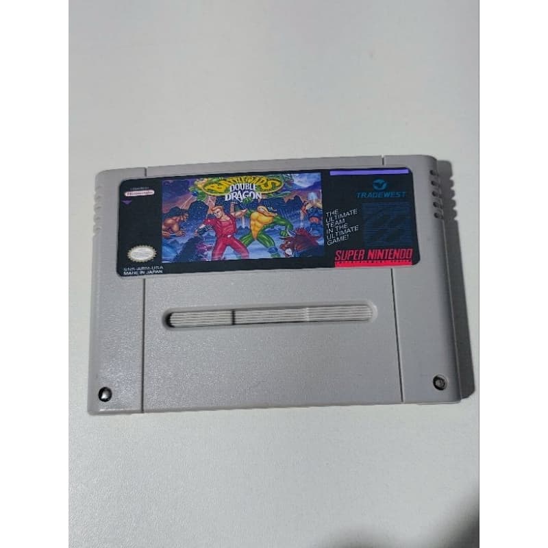 Cartucho original Reprogramado Super Famicon / Super Nintendo - Battletoads Double Dragon