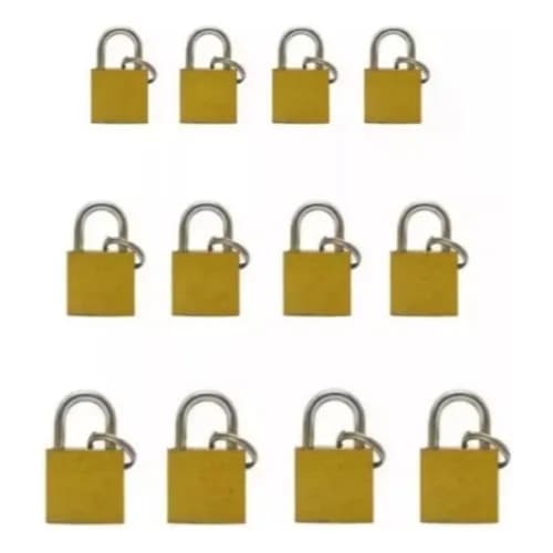 CADEADO SIZE 25MM CARTELA COM 2 UN TOP C/2 CHAVES