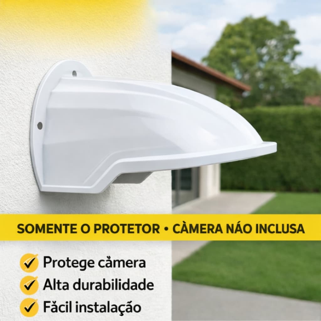 Protetor Para Camera Segurança Capa Dome WiFi Bullet Dome Cftv Sol Chuva Resistente