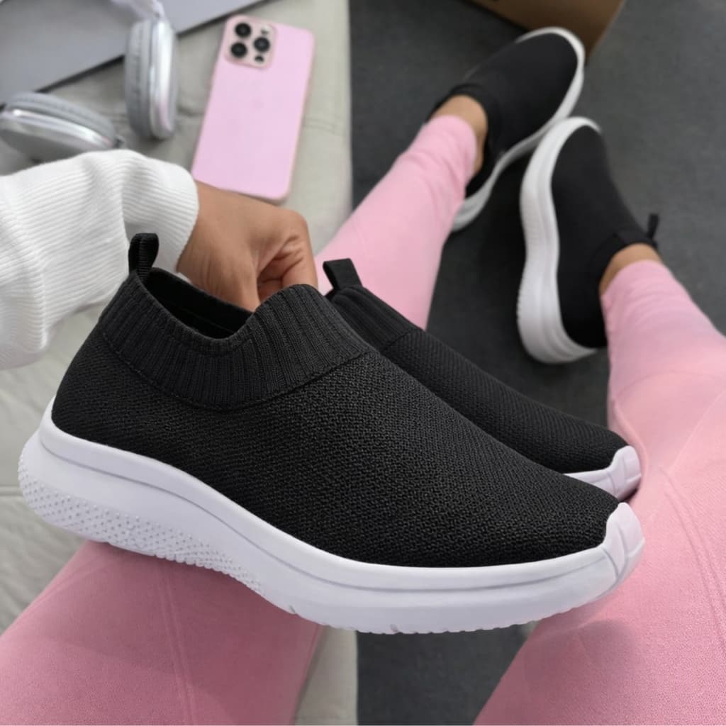 Tênis Meia Feminino Masculino Stillus Confortável