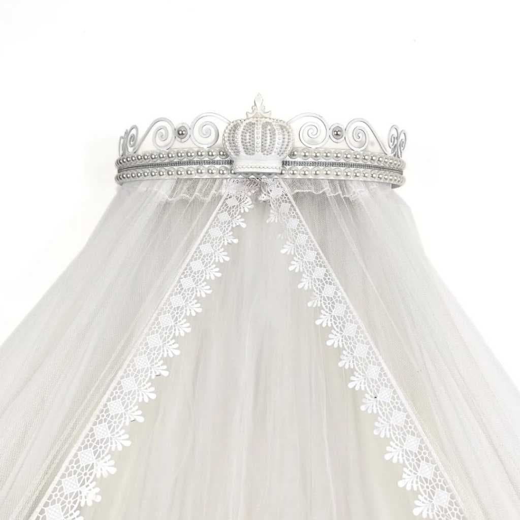 Dossel coroa com mosquiteiro tule