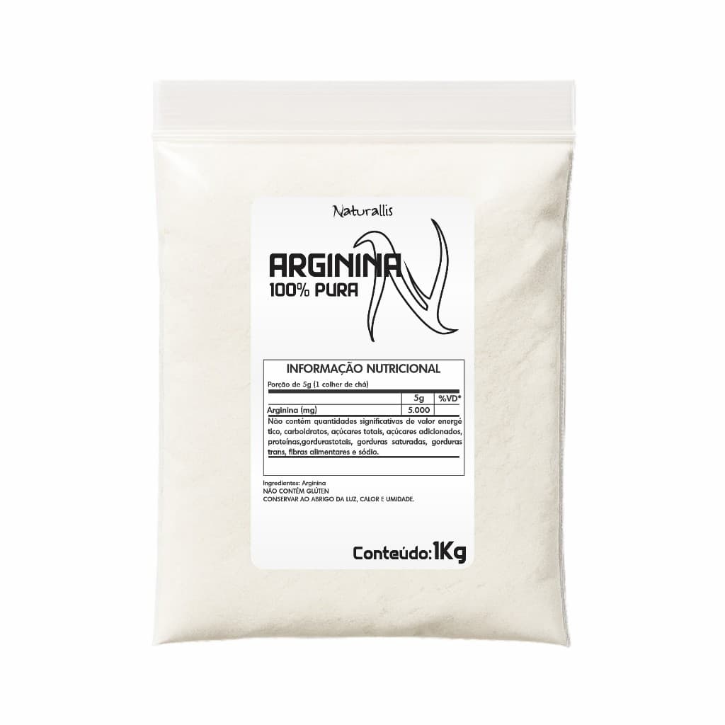 Arginina 100% Pura Granel 1Kg