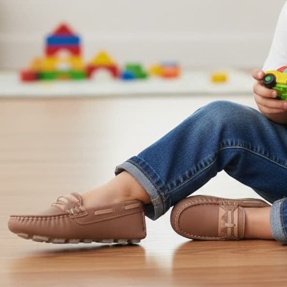 Mocassim Infantil Masculino Criança Original Confortável Social Menino Mocks Calcados Compre Já