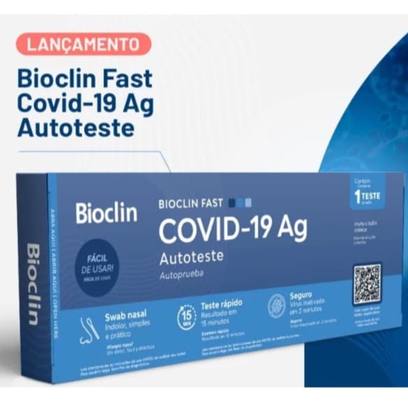 Autoteste COVID-19 Ag com 1 teste Bioclin