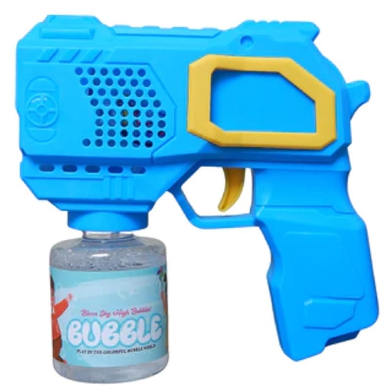 Brinquedo Arminha De Sabão Lança Bolha De Sabão Pistola Luz