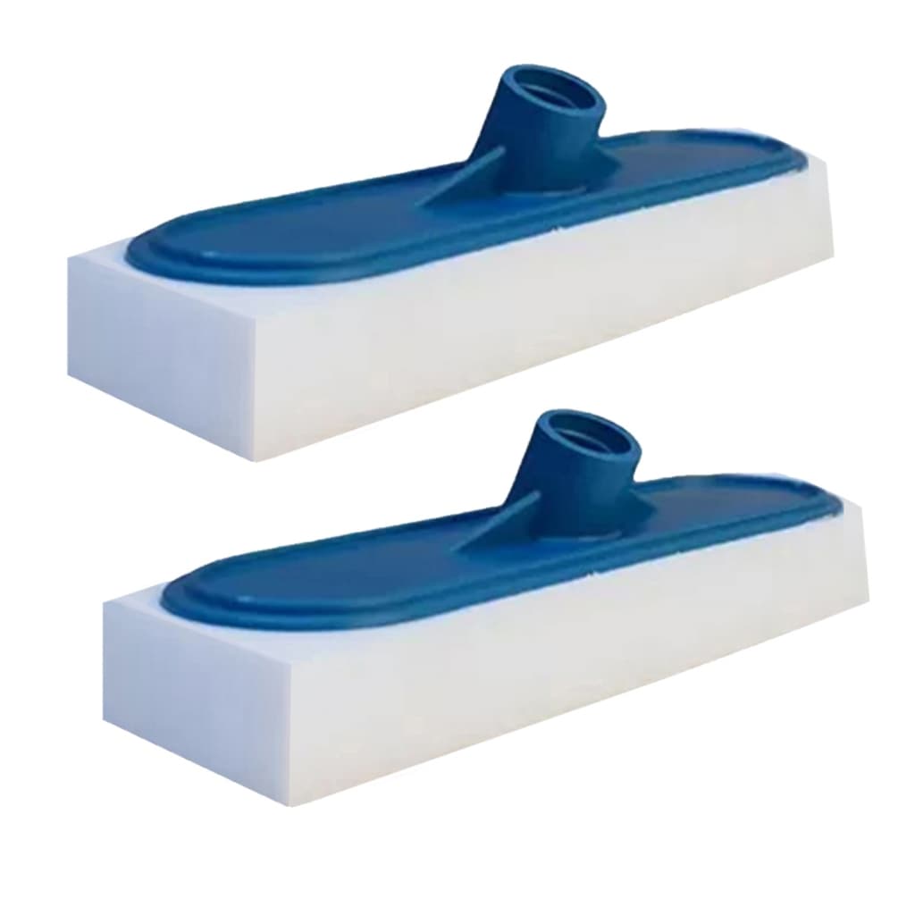2 Esponjas Mágicas para limpeza de Piso - Suporte para encaixe de cabo - Limpa tudo Limpa fácil