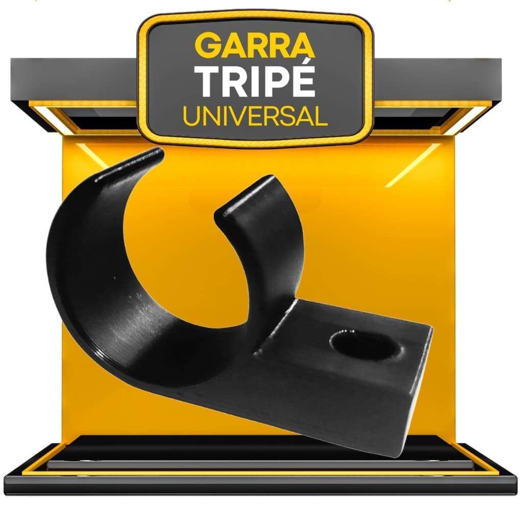 Garra Para Suporte Para Tripé Retrátil Universal Porta Banner Pedestal Tela Projetor Projeção Datashow Retroprojetor Cin