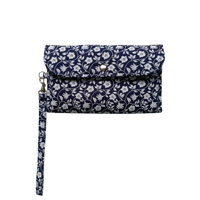 Carteira de Mão/Porta Celular de Tecido com Alça Removível