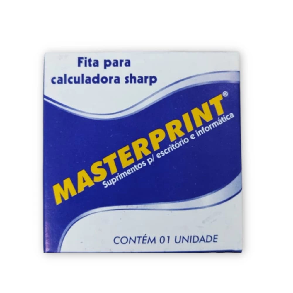 Fita Para Calculadora Sharp - Preto / Vermelho - Masterprint