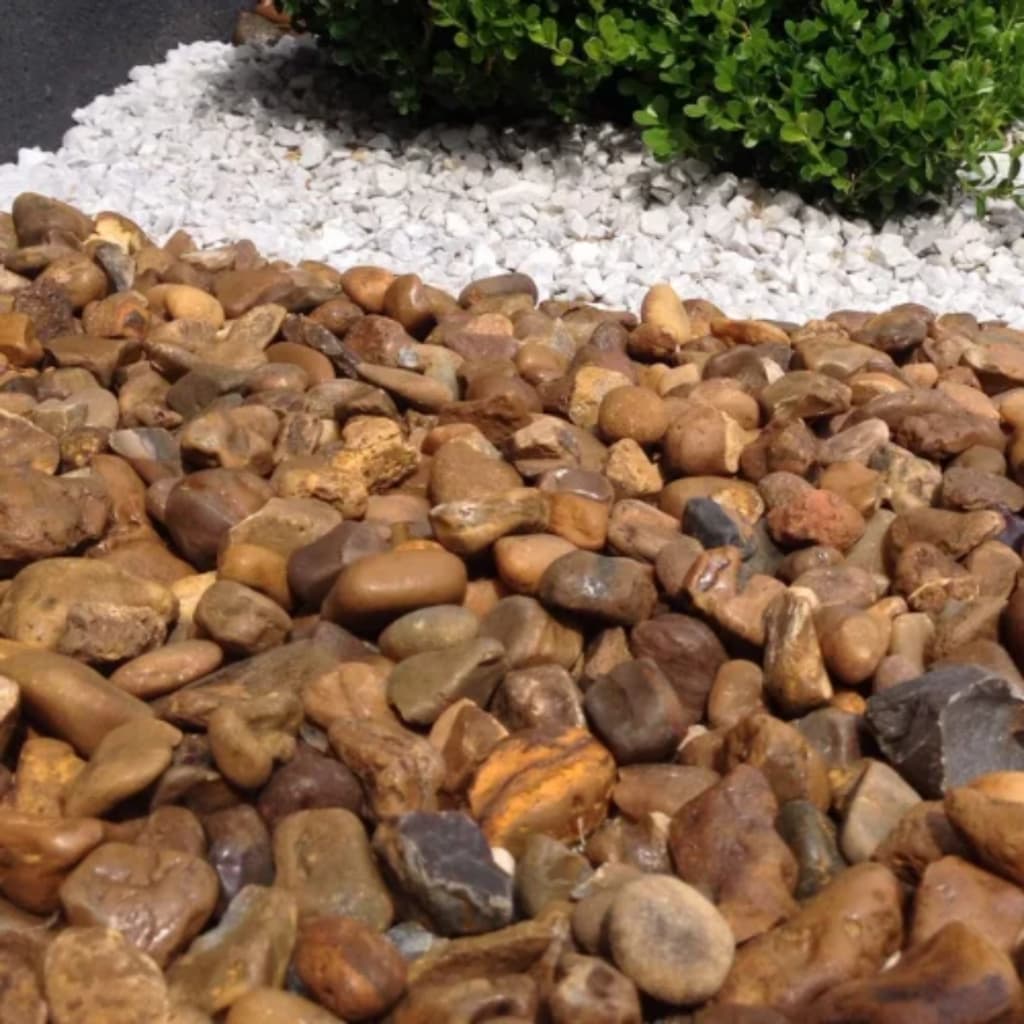 Pedras Naturais Seixo de Rio Marrom Saco Paisagismo Decoração de 1Kg a 10Kg