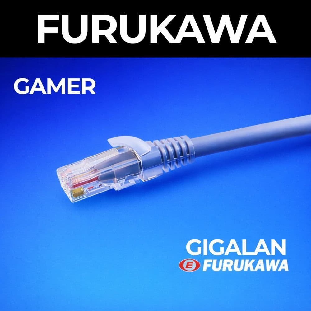 Cabo de Rede GAMER CAT6 Furukawa Gigalan LSZH 1,5M 2M 3M 5M
